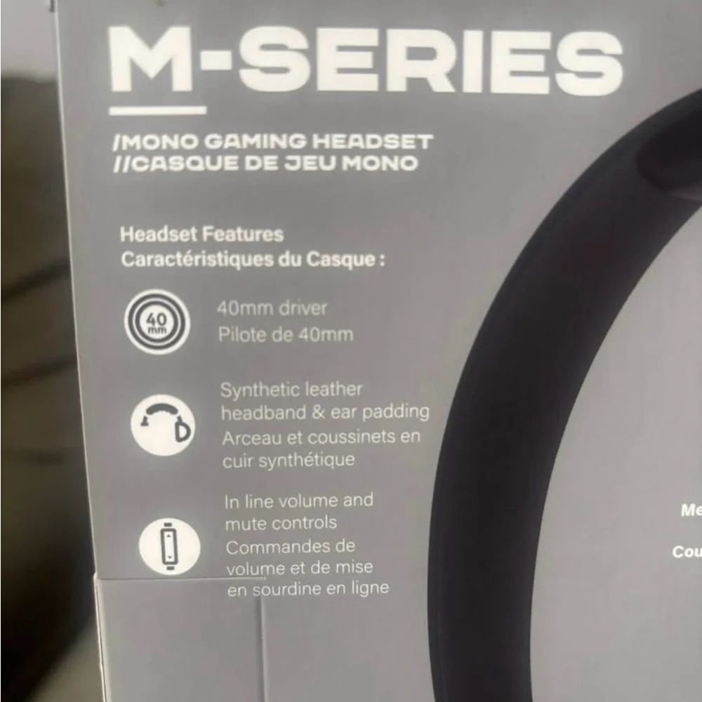 Over-Ear Headphones in Black and Silver